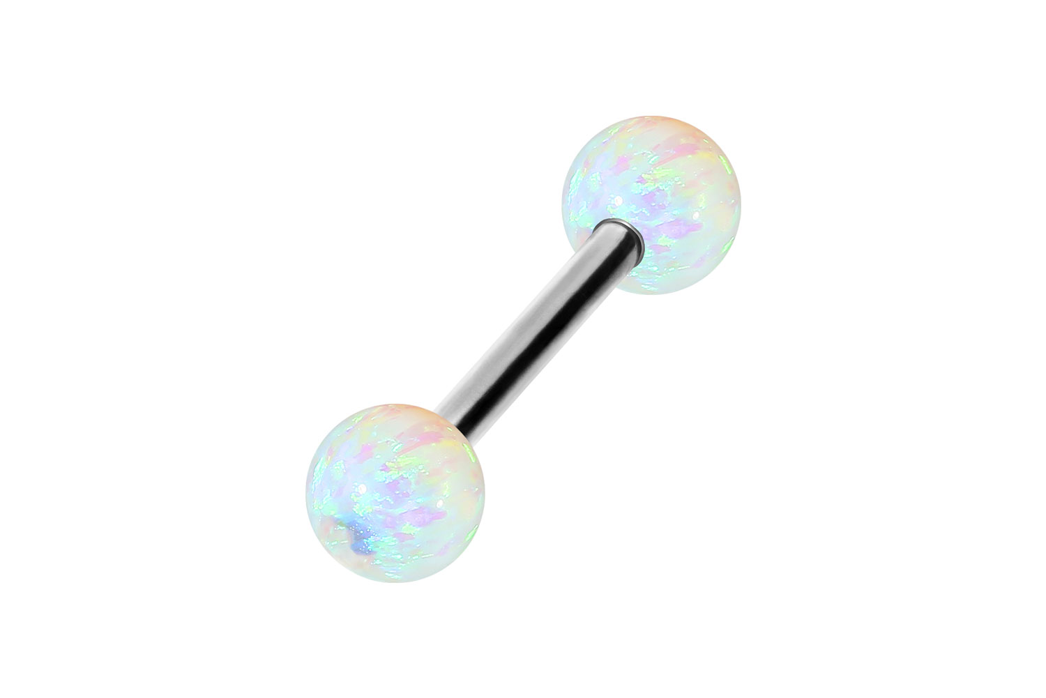 Chirurgenstahl Barbell Piercing SYNTHETISCHE OPALE